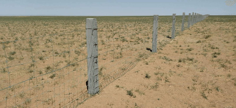 The Tavantolgoi-Zuunbayan railway barrier fence and woven mesh fence construction has begun